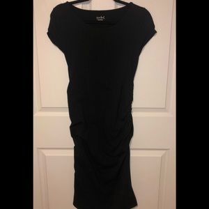 Maternity body cone short sleeve dress
